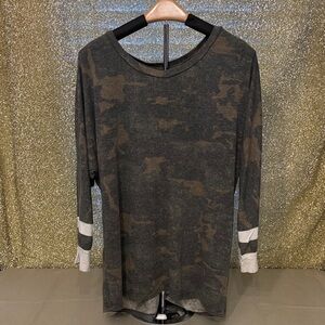 Daytrip Camouflage Long Sleeve Top